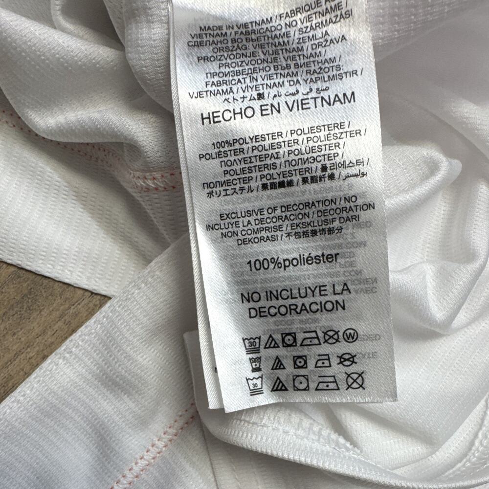 Nike Houston Astros Men's L White Button-Front Baseball Jersey Orange Blue - Picture 6 of 6